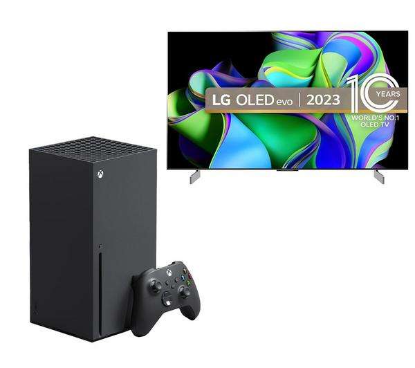 LG OLED42C34LA 42" Smart 4K Ultra HD HDR OLED TV + Xbox Series X Console w/ code