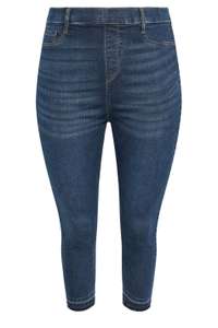 YOURS Dark Blue Cropped Grace Jeggings