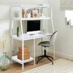 Marina Marble Effect Ladder Desk Further Reduction + Free Click and Collect