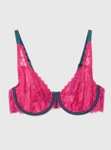 Pink & Teal Underwired Bra - £4.20 with click & collect @ Tu Clothing