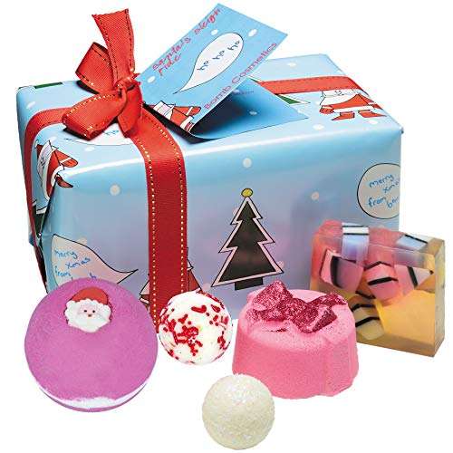 Bomb Cosmetics Santa's Sleigh Ride Handmade Wrapped Bath and Body Gift Pack - £5.57 @ Amazon