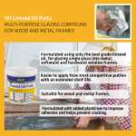 Everbuild 101 Multi-Purpose Linseed Oil Putty, Natural, 1 kg