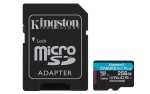 Kingston SDCG3/256GB micro SDXC Canvas Go! Plus (170/90 MBps read/write U3 V30 A2 4K-recording, with SD-adapter) £ 18.06 @ Amazon