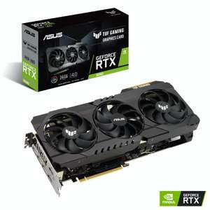 Asus GeForce RTX 3090 TUF Gaming OC 24GB GDDR6X PCI-Express Graphics Card - £1,199.99 + £9.90 postage @ Overclockers