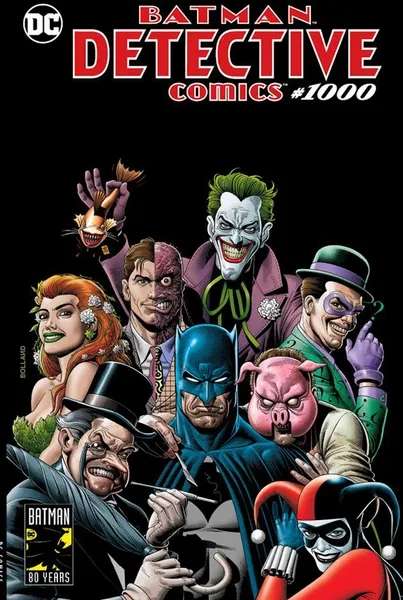 Detective Comics 1000 (Forbidden Planet 40th Anniversary Bolland Variant Set) Limited Edition : Only 1500 Produced