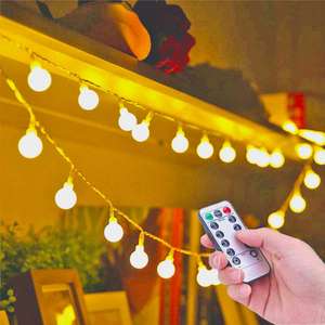 Christmas Lights Indoor, Battery Fairy Lights with 8 Lighting Modes - £1.85 with voucher Sold by YIFEIXIANG and Fulfilled by Amazon
