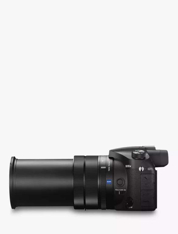 Sony Cyber-Shot DSC-RX10 IV Bridge Camera, 4K Ultra HD, 20.1MP, 25x Optical Zoom, Wi-Fi, NFC, EVF, 3" LCD Tiltable Touch Screen