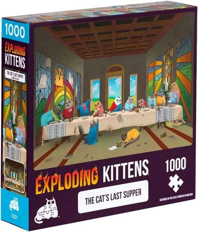 Exploding Kittens 1000 Piece Jigsaw Puzzles - Free C&C