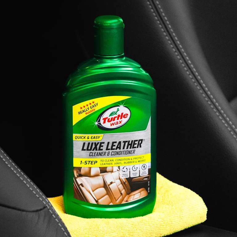 Turtle Wax Luxe Leather Car Seat Cleaner & Restorer 500ml