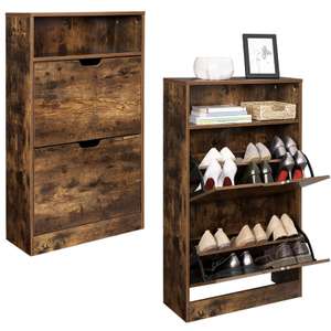 Vasagle Shoe Cabinet With Two Doors & Open Shelf - £39.99 Delivered Using Code @ Songmics