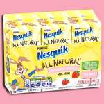 Nesquik All Natural Chocolate / Strawberry Milk 15 x 180ml | £3.99 at DiscountDragon (+£5.99 Delivery on under £25 or FREE Over £25)