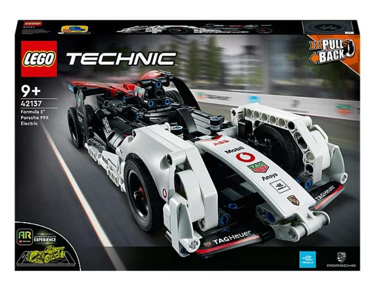 LEGO Technic Formula E Porsche 99X Car Toy 42137 £22.50 @ Asda Free Click n Collect