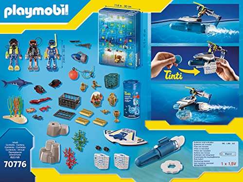 Playmobil 70776 Advent Calendar Bathtime Fun Police Diving Mission £9.99 @ Amazon