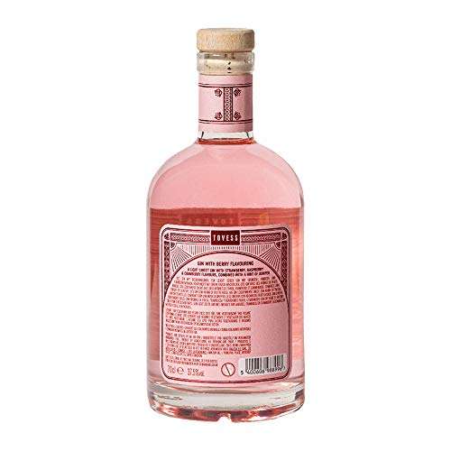 Tovess Pink Gin 70cl - £12.74 / £12.10 Subscribe & Save + 20% Off Voucher (Account Specific) @ Amazon