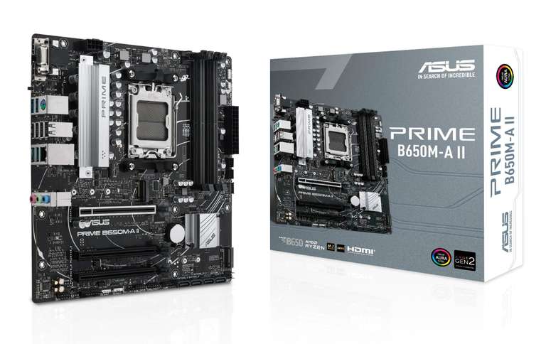 AMD Bundle Ryzen 5 7600 Series ASUS Prime B650M-A II - £354.99 @ AWD-IT