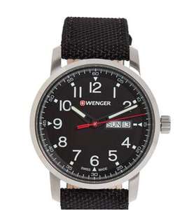 WENGER Swiss made Black & Silver Tone Attitude Watch - £59.99 + £1.99 C&C / £3.99 delivery @ TK Maxx