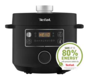 TEFAL Turbo Cuisine CY754840 Multi-Pressure Cooker – 4.8L / Black