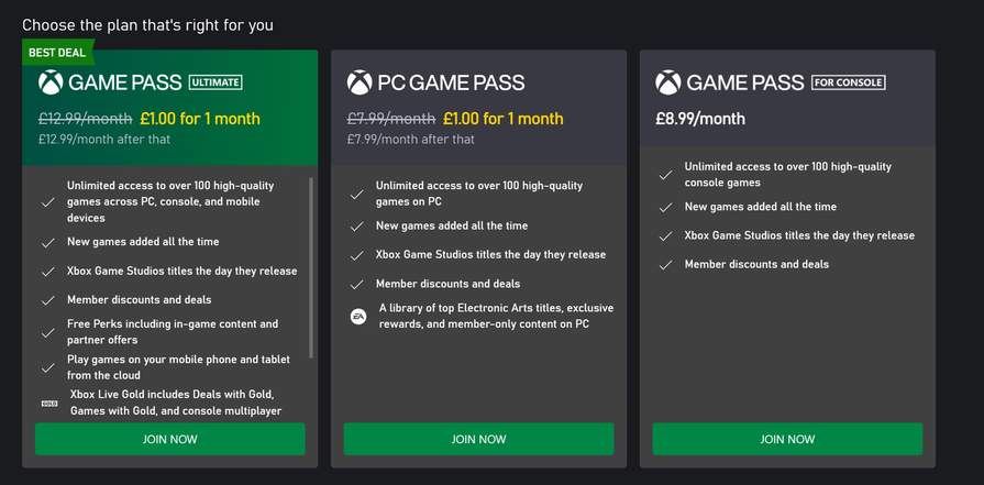best games to play on game pass