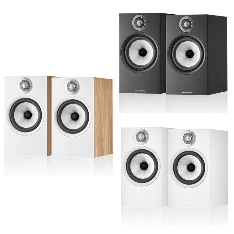 Bowers & Wilkins Anniversary Edition Standmount Loudspeakers - 607 S2 for £269.10 / 606 S2 for £314.10 - With Code - Sold by Peter Tyson