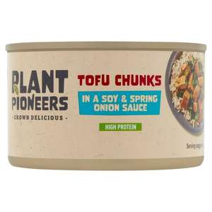 Plant Pioneers Tofu Chunks in Chilli & Garlic Sauce / Soy & Onion 225g