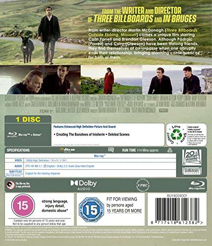 The Banshees Of Inisherin [Blu-ray] £9.99 at Amazon