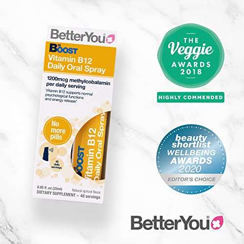 BetterYou Boost Vitamin B12 Daily Oral Spray £6 @ Amazon