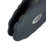OXO Good Grips 22.8 cm Tongs with Silicone Heads, Black