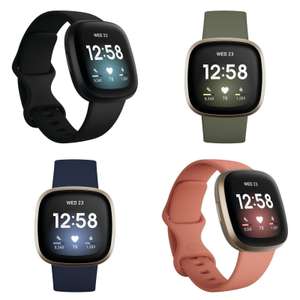 FITBIT Versa 3 Smart Watch (Various Colours) £118.99 - £119 With Code + 3 Months Apple Services (New / Returning Customers) @ Currys