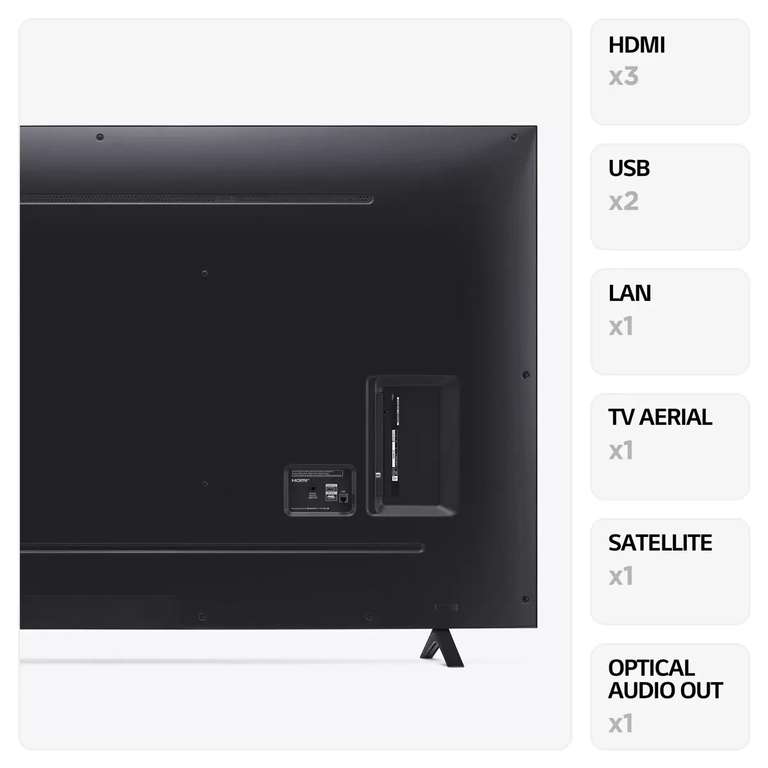 LG 75UR80006LJ 75 Inch 4K Ultra HD Smart TV w/code inc 5 year Warranty