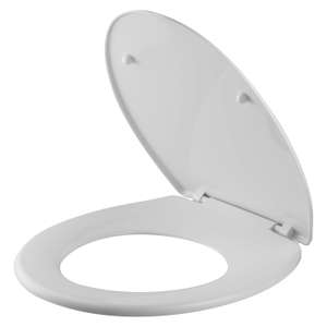 Wickes Soft Close Polypropylene White Plastic Toilet Seat £13 (Free Collection) @ Wickes