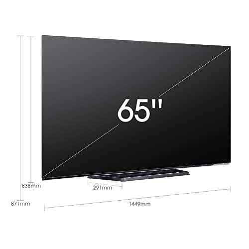 Hisense 65A85HTUK 65" OLED 4K 120Hz Dolby Vision IQ HDR 10+ Smart TV