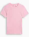 Levi's Women's Ss Rib Baby Tee T-Shirt (Prism Pink) - £2.70 @ Amazon