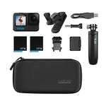 Used acceptable GoPro HERO10 Black Bundle Magnetic Swivel Clip, 2 Rechargeable Batteries, Tripod, Grip Carrying Case @ Amazon warehouse