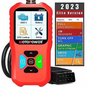 MOTOPOWER MP69038 Car OBD2 Engine Fault CAN Diagnostic Scan Tool - Elite Edition (with voucher) @ MOTOPOWER DIRECT / FBA