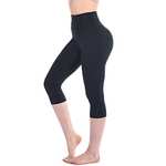 Walifrey Cropped Leggings for Women, High Waisted 3/4 Length Leggings for Workout Gym Sports sizes S-XXL - Sold By Sunway Direct FBA