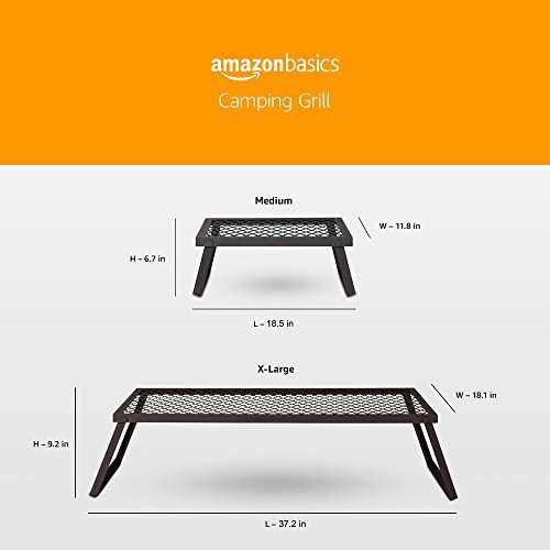 Medium Amazon Basics Heavy Duty Folding Campfire Grill £32.65 @ Amazon