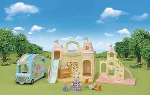 Sylvanian Families Baby Castle Nursery Toy includes bus & playground 3 piece gift set £30 + free click & collect @ John Lewis & Partners