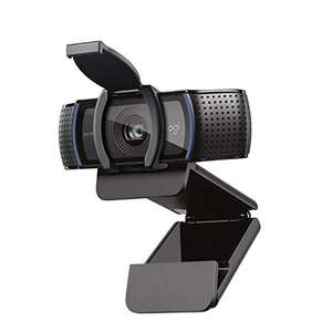 Logitech C920S HD Pro Webcam, Full HD 1080p/30fps Video Calling, Clear Stereo Audio, HD Light Correction - £49.99 @ Amazon