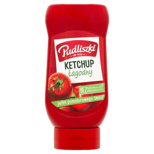 Pudliszki Hot/Mild Tomato Ketchup 480G £1.04 clubcard price @ Tesco