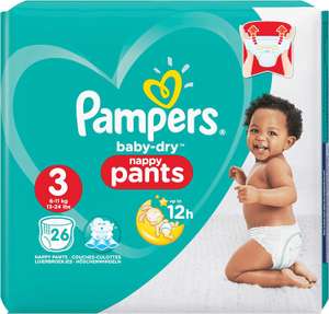 Pampers Nappy Pants. Size 3. 35 pants instore Leeds