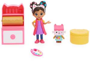 Gabby’s Dollhouse, Art Studio Set with 2 Toy Figures, 2 Accessories