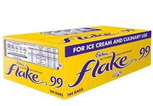 Cadbury Flake 99 144 Bars - Best Before 12 Apr 2024 - Minimum Order £22.50