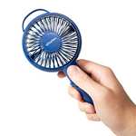 Schallen Rechargeable Battery USB Electric Air Cooling Fan (Navy Blue or Pink) - Netagon UK FBA