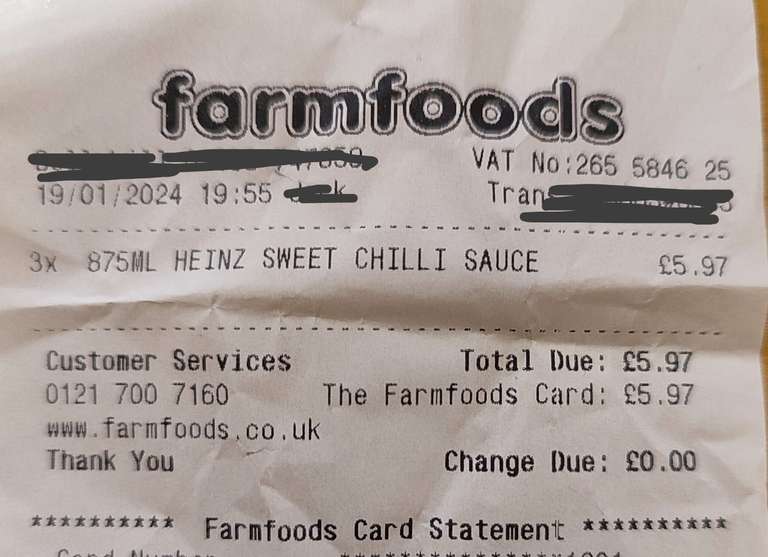 Heinz Sweet Chilli Sauce 875ml Bellshill
