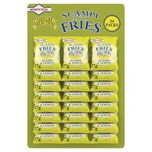 Smith's Savoury Selection Scampi & Lemon Fries 27g Sheet of 24 Bags (£11.63 - £12.31 with voucher & subscribe & save)