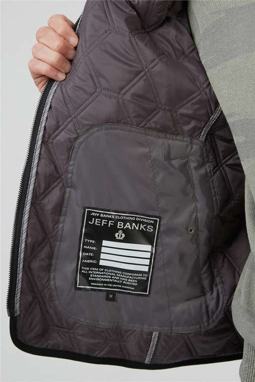 JEFF BANKS Quilted Jacket (Free C&C)