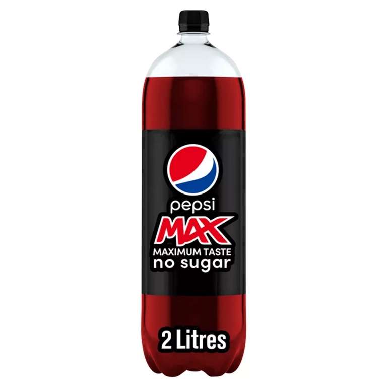 Pepsi Max Bottle 2L / Pepsi Max Cherry 2L - £2.00 + £1.00 Back in Rewards @ Asda