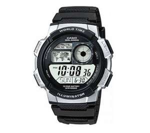 Casio World Time LCD Watch AE-1000W-1A2VEF - £15.99 + Free Click & Collect @ Argos
