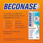 Beconase Hayfever Relief Nasal Spray, 8 in 1 Effective Relief for Allergy Symptoms,100 Sprays,-£3.6/3.4 with S&S+20% voucher on 1st S&S