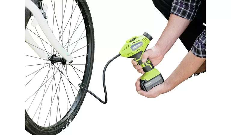 Guild Cordless Tyre Inflator with Accessories - 12V - £35 with free collection @ Argos